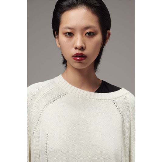 Ladies' Ribbed Sweater (LYK-005)