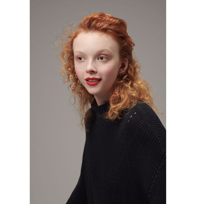 Ladies' Pointelle Sweater (LYK-008)