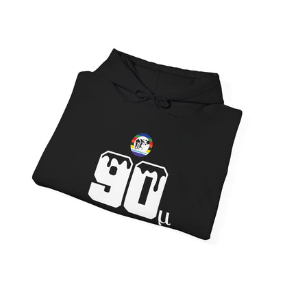 Micron Loyalist Hoodie - Bubble Bags® Edition (90μ Micron Black Unisex Hoodie)