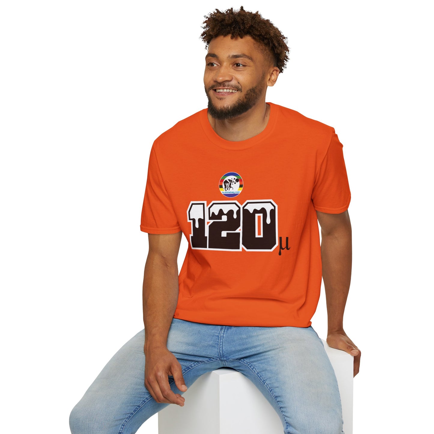 Micron Loyalist Tee - Bubble Bags® Edition (120μ Micron Orange Unisex T-Shirt)