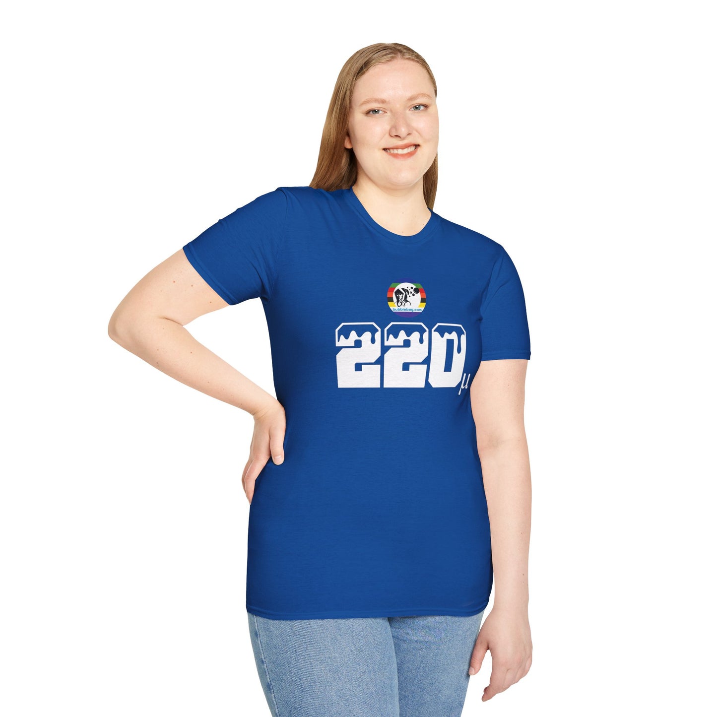 Micron Loyalist Tee - Bubble Bags® Edition (Blue 220μ Micron Unisex T-Shirt)