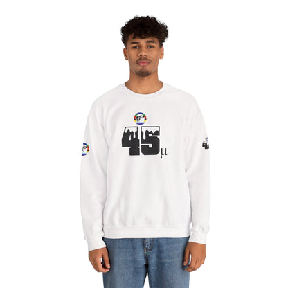 Micron Loyalist Crewneck Sweatshirt - Bubble Bags® Edition (45μ Micron White Unisex Crewneck)