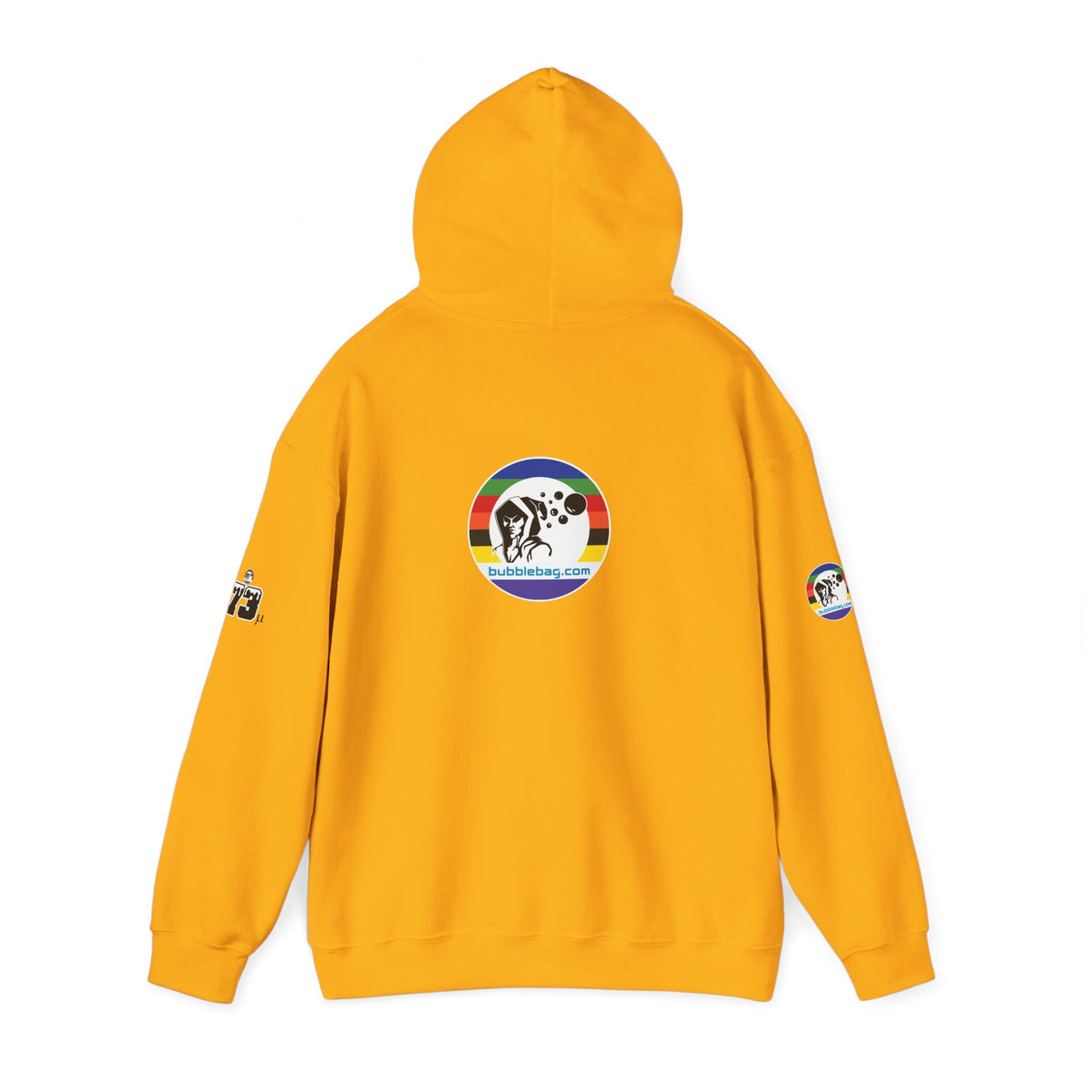 Micron Loyalist Hoodie - Bubble Bags® Edition (73μ Micron Yellow Unisex Hoodie)