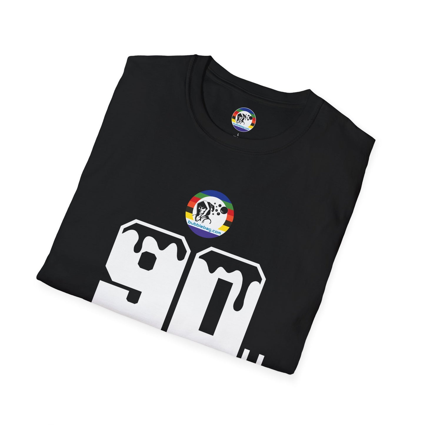 Micron Loyalist Tee - Bubble Bags® Edition (90μ Micron Black Unisex T-Shirt)