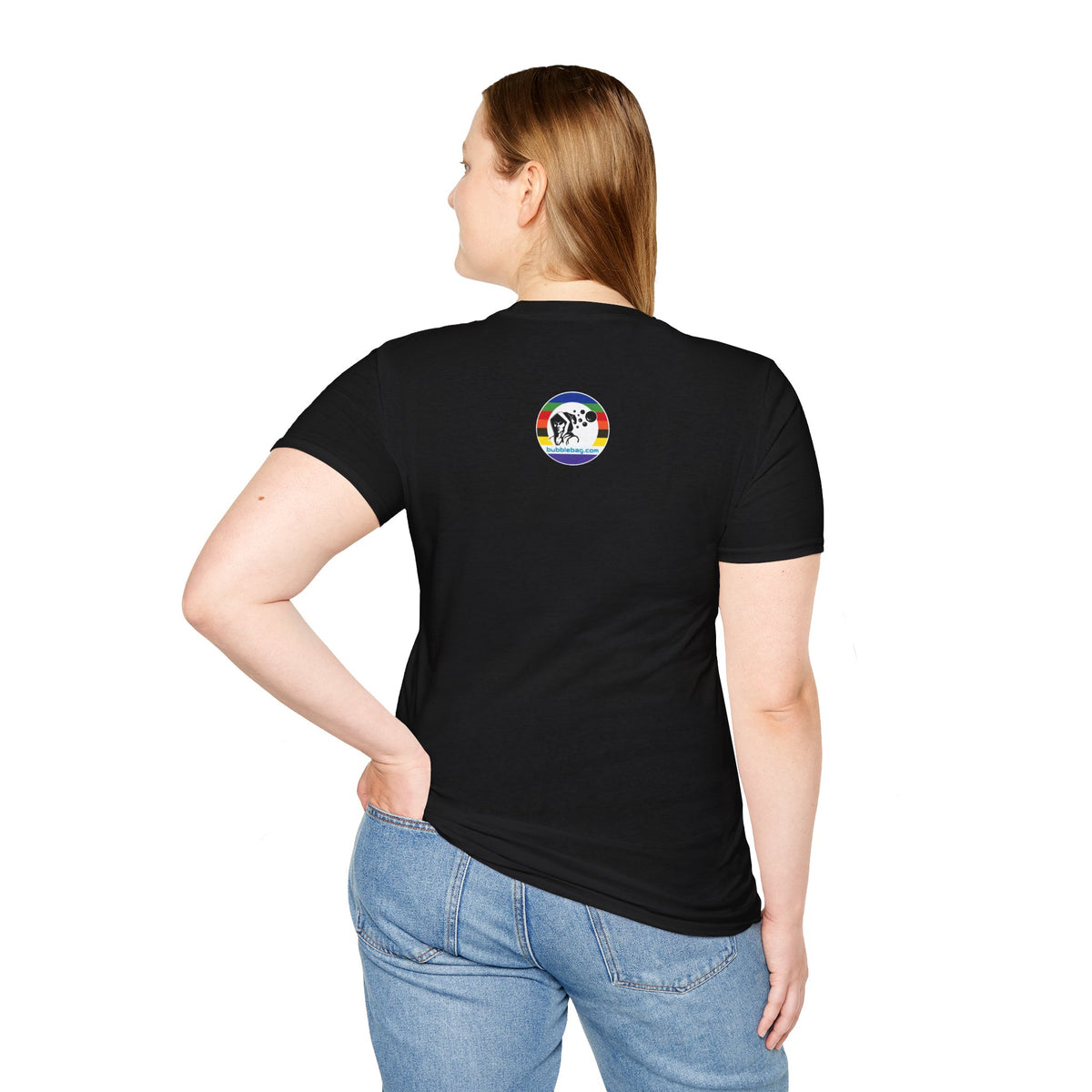 Micron Loyalist Tee - Bubble Bags® Edition (90μ Micron Black Unisex T-Shirt)