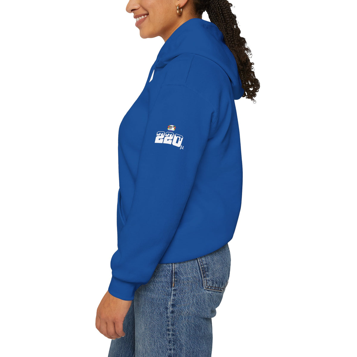 Micron Loyalist Hoodie - Bubble Bags® Edition (220μ Micron Black Unisex Hoodie)