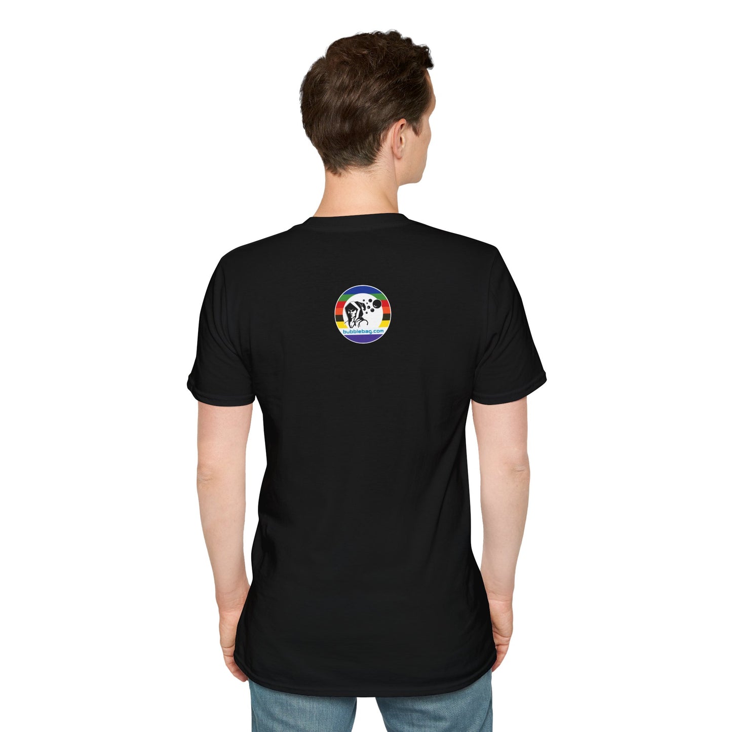 Micron Loyalist Tee - Bubble Bags® Edition (90μ Micron Black Unisex T-Shirt)