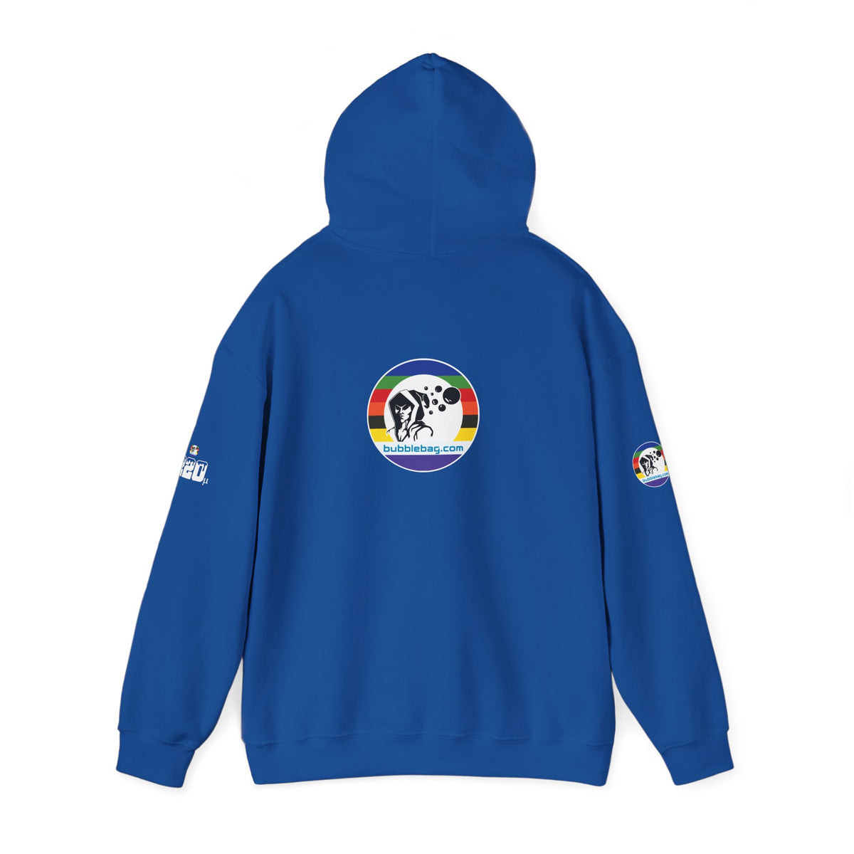 Micron Loyalist Hoodie - Bubble Bags® Edition (220μ Micron Black Unisex Hoodie)