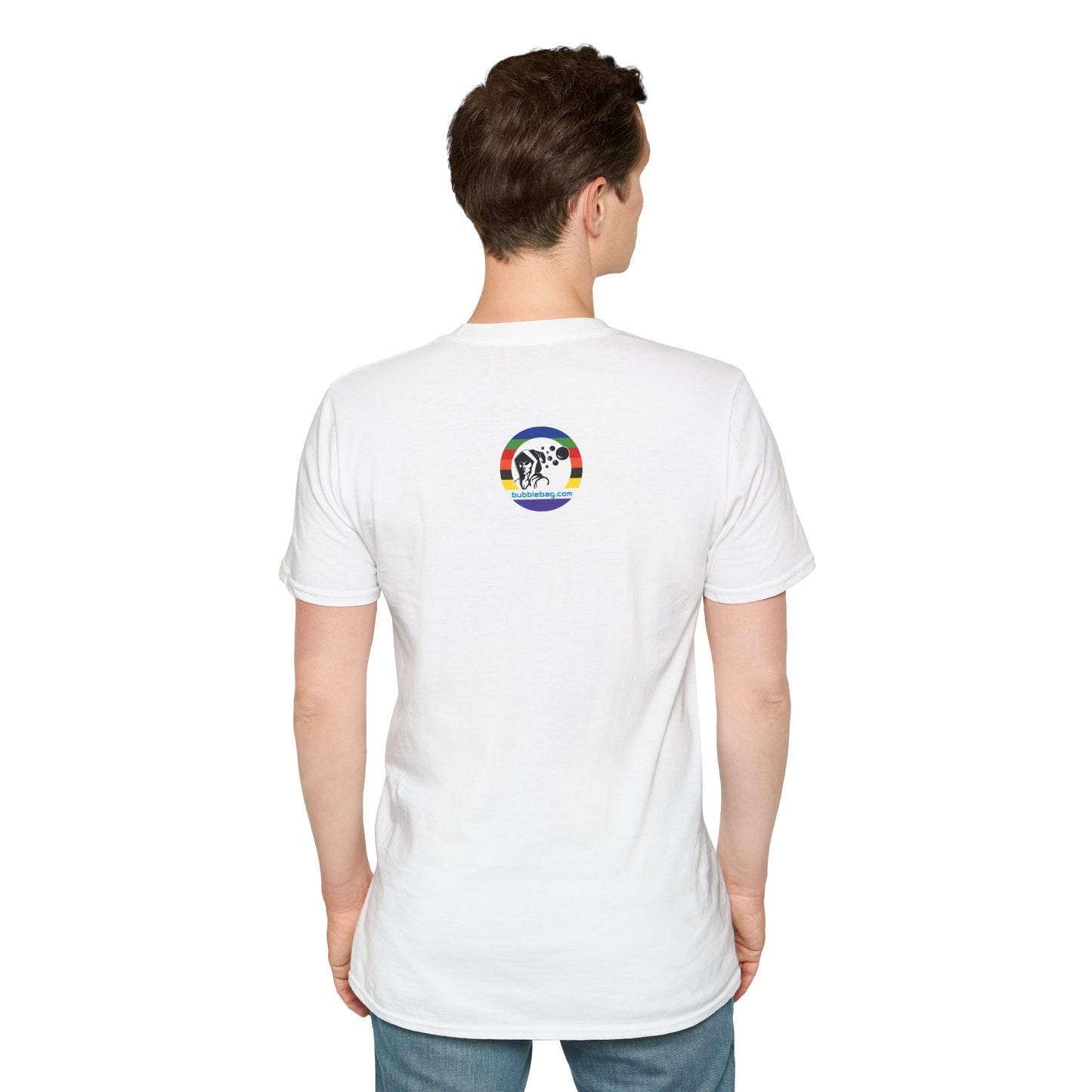 Micron Loyalist Tee - Bubble Bags® Edition (45μ Micron White Unisex T-Shirt)
