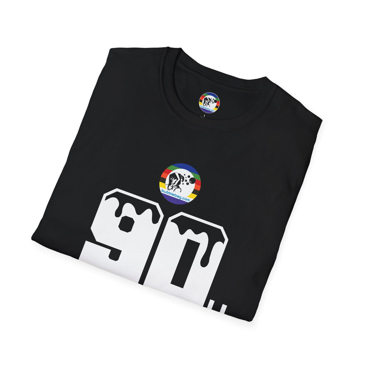 Micron Loyalist Tee - Bubble Bags® Edition (90μ Micron Black Unisex T-Shirt)