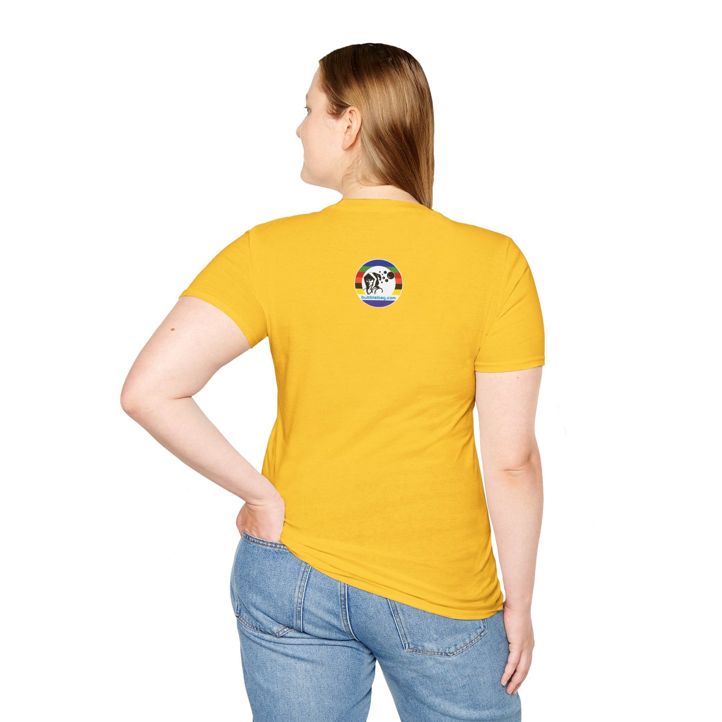 Micron Loyalist Tee - Bubble Bags® Edition (73μ Micron Yellow Unisex T-Shirt)