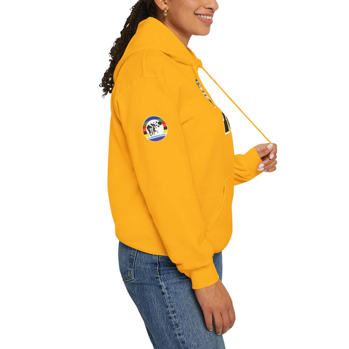 Micron Loyalist Hoodie - Bubble Bags® Edition (73μ Micron Yellow Unisex Hoodie)
