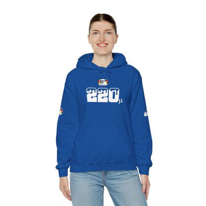 Micron Loyalist Hoodie - Bubble Bags® Edition (220μ Micron Black Unisex Hoodie)