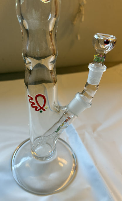 ROOR® Bubbleman Special Edition 14.5" (37cm) Straight Bong 18.8mm Joint - MADE IN GERMANY