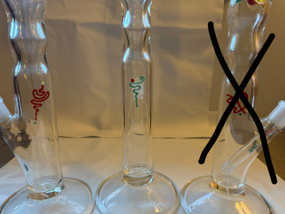 ROOR® Bubbleman Special Edition 14.5" (37cm) Straight Bong 18.8mm Joint - MADE IN GERMANY