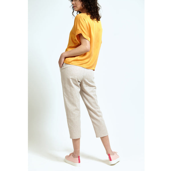 Ladies' Drawstring Crop Pants (LP-20005)