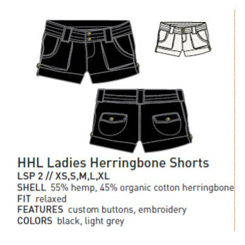 Ladies' Herringbone Shorts (LSP2)