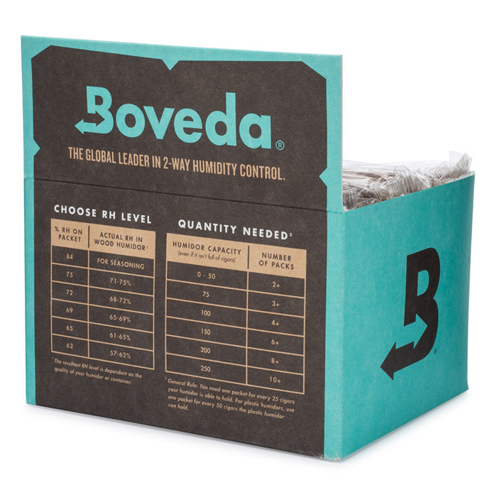 Boveda 2-Way Humidity Control Pack 62% 67g Individually Wrapped (12 Pack)