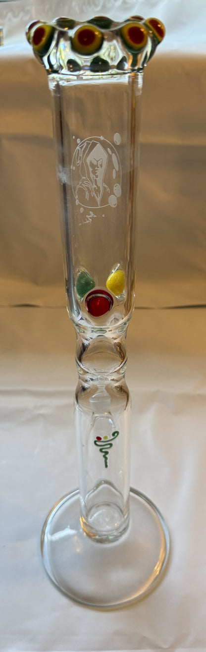 ROOR® Bubbleman Special Edition 14.5" (37cm) Straight Bong 18.8mm Joint - MADE IN GERMANY