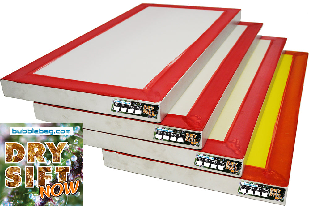 Dry Sift Herbal Extract System Screen Set - Medium 4 Screens