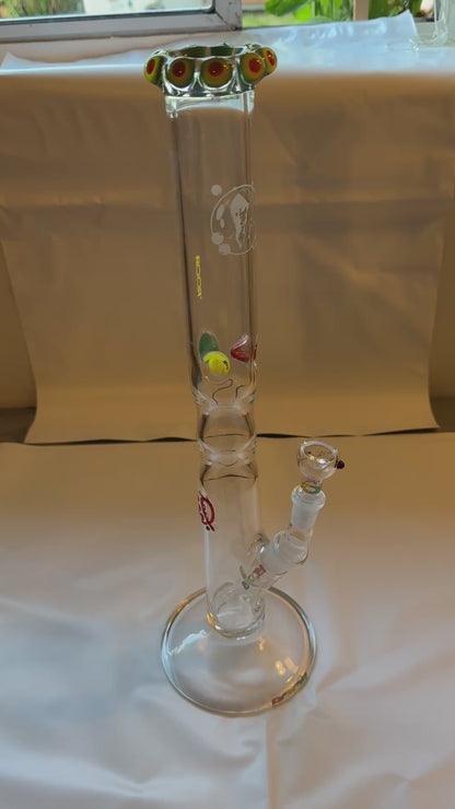 ROOR® Bubbleman Special Edition 14.5" (37cm) Straight Bong 18.8mm Joint - MADE IN GERMANY